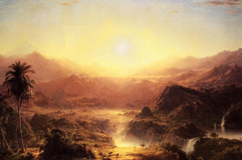 Frederic Edwin Church Andes of Eduador oil painting image